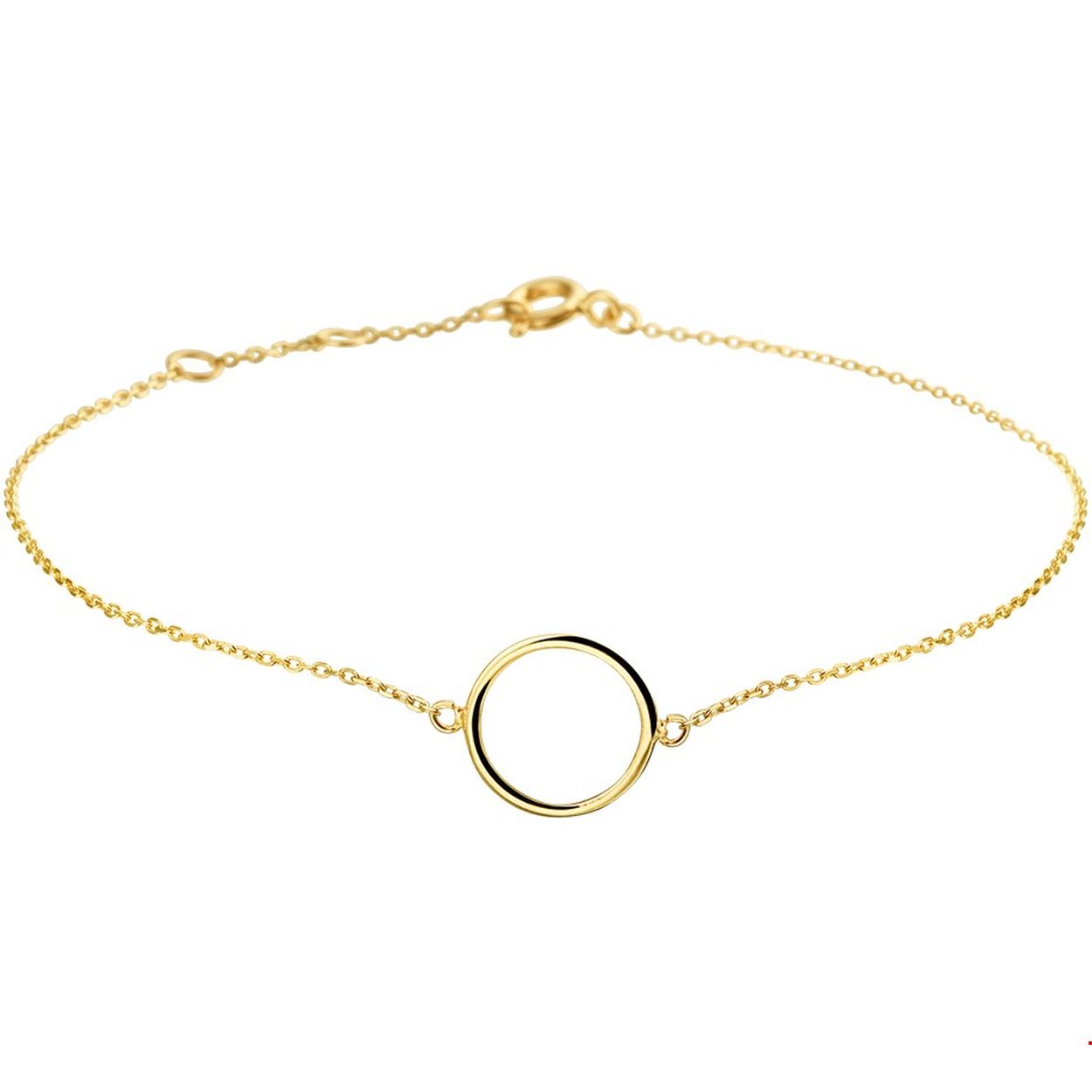 Beschrijving: Trendy geelgouden anker armband uitgevoerd met een rondje van 10mm en draaglengtes van 16.5 17.5 en 18.5 cm en een schakelbreedte van 0.8mm. Ben je helemaal van het hier en nu mode bewust en houd van trendy sieraden dan mag deze armband niet missen in jou sieraden stash!. Tip: Combineer deze armband met bijpassende sieraden die te vinden zijn in onze collectie!.
Verpakt per: 1
Doelgroep: dames
Breedte: 0.8 mm
Kortste lengte: 16.5 mm
Langste lengte: 18.5 mm