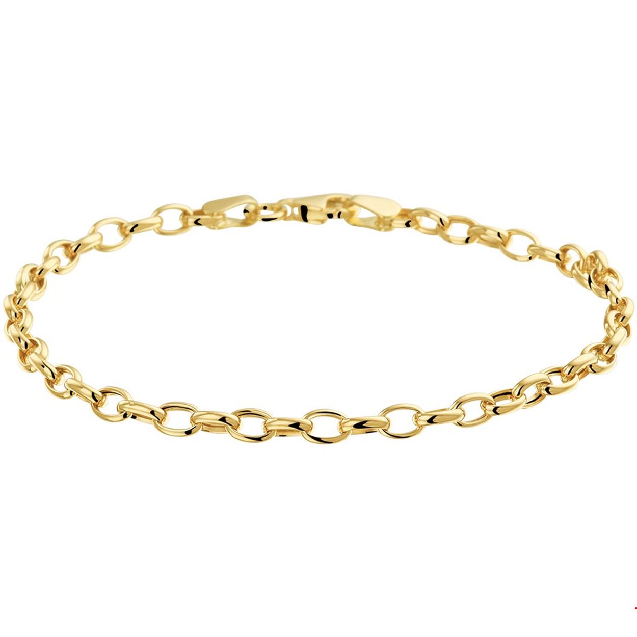 Beschrijving: Deze geelgouden armband met een anker schakel heeft een lengte van 18.5cm een breedte van 3.5mm en heeft een poli afwerking. Tip: Combineer deze armband met het bijpassende collier uit onze collectie en maak er zo een set van.
Doelgroep: dames
Breedte: 3.5 mm
Langste lengte: 18.5 cm