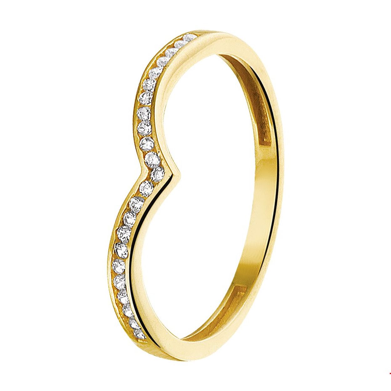 Deze elegante geelgouden ring is uitgevoerd met een rijzetting van briljant geslepen zirkonia en heeft een poli afwerking. De ring heeft een breedte van 4.5mm. Tip: Combineer deze ring met een van onze andere geelgouden sieraden met zirkonia. Zo maak je er een elegante set van die perfect gedragen kan worden tijdens stijlvolle gelegenheden.
Uniekenummer serie: 37318
Verpakt per: 1
Doelgroep: dames
Ringmaat: 18.50 mm (58)
Breedte: 4.5 mm
Zetting: entourage (rijzetting)