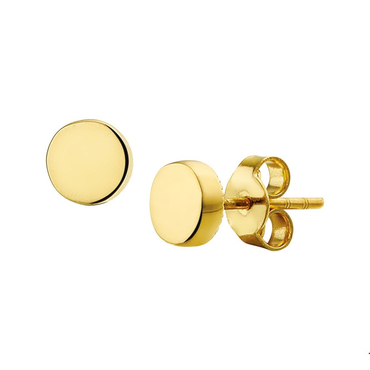 Beschrijving: Trendy geelgouden poli afgewerkte oorknoppen met een diameter van 5.5mm en uitgevoerd met een stevige pouchette sluiting. Tip: Door het simplistische model zijn deze oorknoppen gemakkelijk te combineren met andere sieraden uit onze collectie of vanuit je eigen sieraden stash!.
Verpakt per: 1
Doelgroep: dames