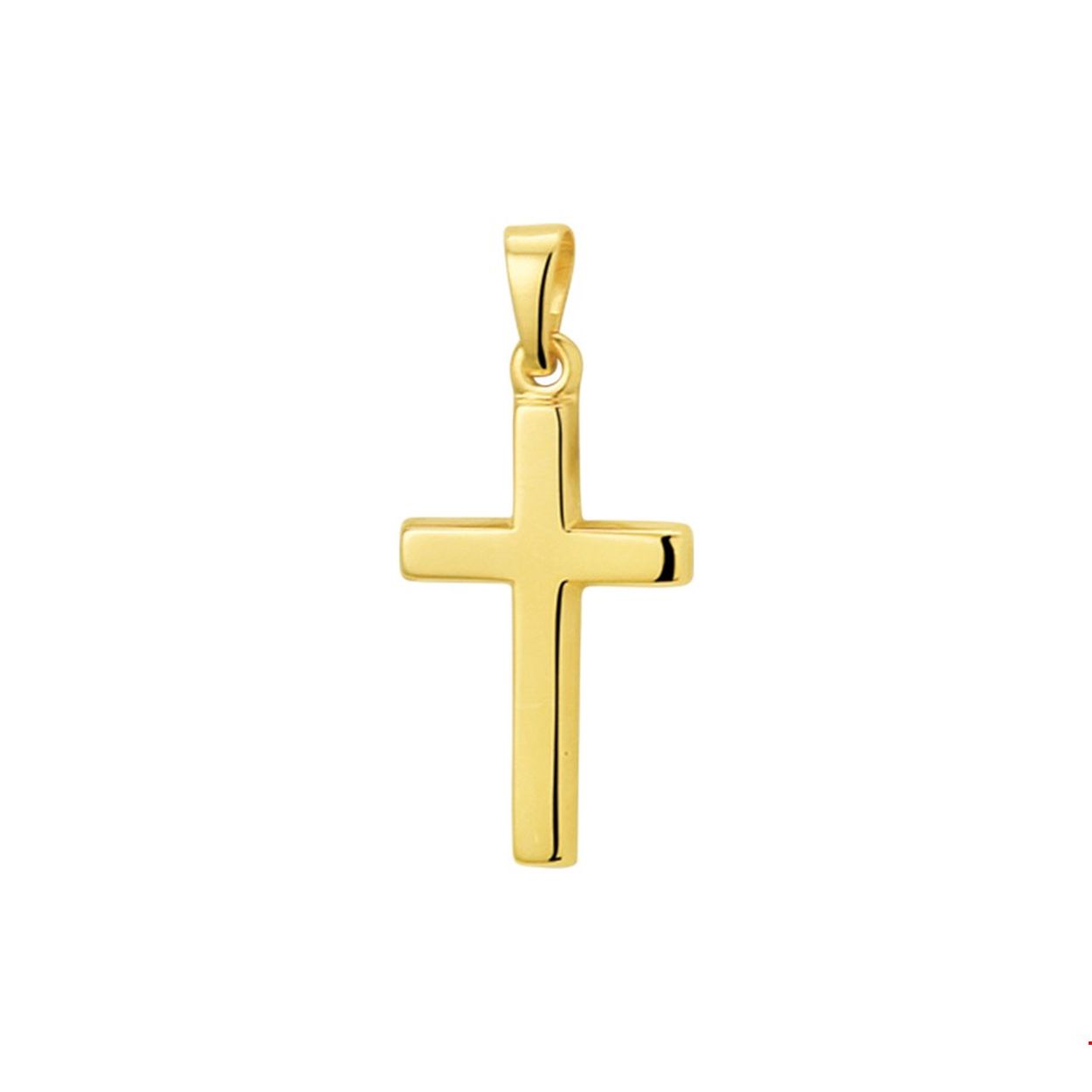 Beschrijving: Geelgouden kruis hanger met een afmeting van 18x11.5mm en een totale lengte van 2.5cm uitgevoerd met een stevig hangoog. Tip: Deze hanger is te combineren met bijpassende colliers uit onze collectie!
Verpakt per: 1
Doelgroep: unisex
Breedte: 11.5 mm
Hoogte: 18 mm
