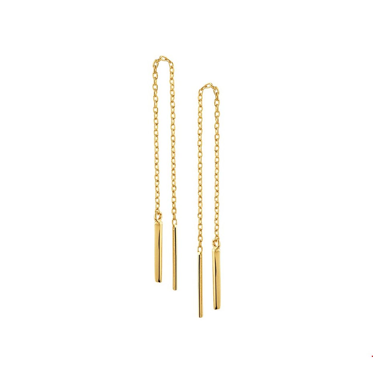 Beschrijving: Geelgouden doortrekoorbellen met een totale hoogte van 7cm uitgevoerd met een trendy balkje van 10.6x1mm.
Verpakt per: 1
Doelgroep: dames
Breedte: 1 mm
Hoogte: 70 mm
