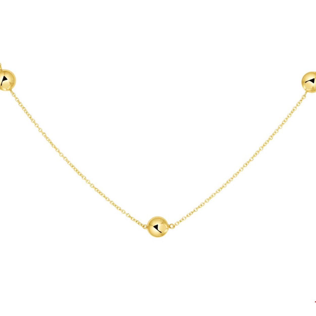 Beschrijving: Geelgouden 0.9mm anker collier met draaglengtes van 41 43 en 45cm. Uitgevoerd met 5 poli afgewerkte rondjes van 5mm en een stevige karabijn sluiting. Het collier is te combineren met bijpassende sieraden uit onze collectie.
Verpakt per: 1
Doelgroep: dames
Kortste lengte: 41 mm
Langste lengte: 45 mm
Hoogte: 5 mm