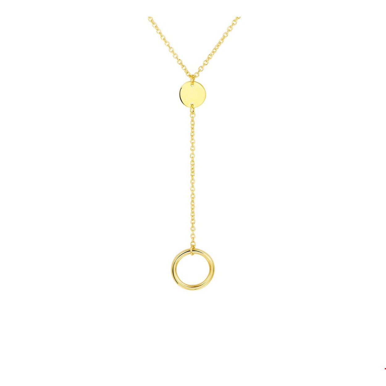 Beschrijving: Trendy geelgouden 0.9mm anker collier met draaglengtes van 41 43 en 45cm. Het collier is uitgevoerd met een sliert van 4.1cm met daaraan een rondje van 8.5mm en stevige karabijn sluiting. Het collier is te combineren met bijpassende sieraden uit onze collectie.
Verpakt per: 1
Doelgroep: dames
Kortste lengte: 41 mm
Langste lengte: 45 mm
Hoogte: 41 mm