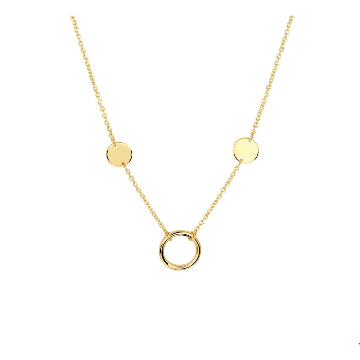 Beschrijving: Stijlvol geelgouden 0.9mm anker collier met draaglengtes van 41 43 en 45cm. Uitgevoerd met een open rondje van 8.5mm en rondjes van 5mm. Het collier heeft een karabijn sluiting en is te combineren met bijpassende sieraden uit onze collectie.
Verpakt per: 1
Doelgroep: dames
Kortste lengte: 41 mm
Langste lengte: 45 mm