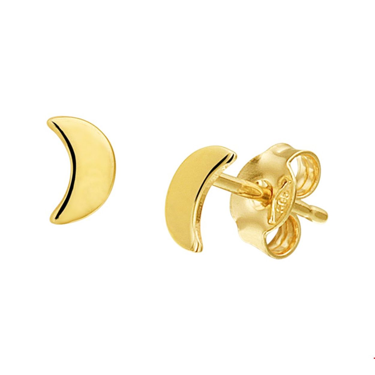 Beschrijving: Trendy geelgouden halve maan oorknoppen met een afmeting van 6x4mm uitgevoerd met stevige poussette sluiting. De fijne oorknoppen zorgen voor een elegante uitstraling met een trendy touch. Tip: Combineer deze oorknoppen met bijpassende sieraden uit onze collectie en creeer een hippe en elegante set.
Verpakt per: 1
Doelgroep: dames
Breedte: 4 mm
Hoogte: 6 mm