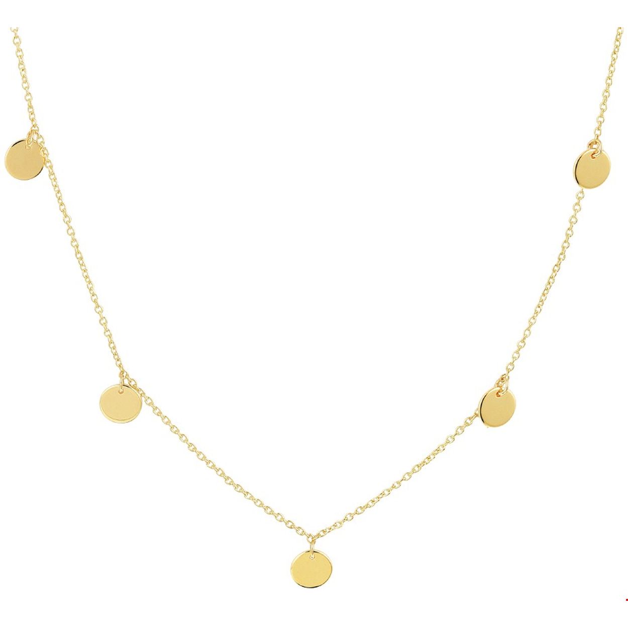 Stijlvol geelgouden 0.9mm anker collier met draaglengtes van 41, 43 en 45cm uitgevoerd met 7 rondjes van 5mm. De armband is te combineren met bijpassende sieraden uit onze collectie.
Doelgroep: dames
Kortste lengte: 41 cm
Langste lengte: 45 cm