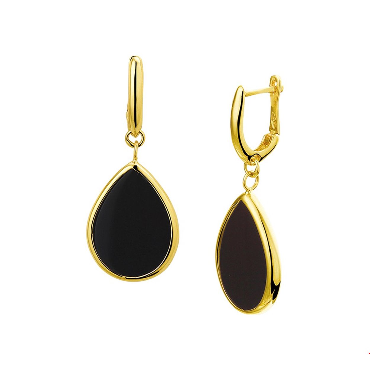 Beschrijving: Glam up your outfit! Deze schitterende geelgouden klapcreolen zijn uitgevoerd met een zwarte onyx steen in een druppelvormige zetkast. De klapcreolen zijn te combineren met bijpassende sieraden uit onze collectie.
Verpakt per: 1
Doelgroep: dames
Breedte: 15.3 mm
Hoogte: 38 mm