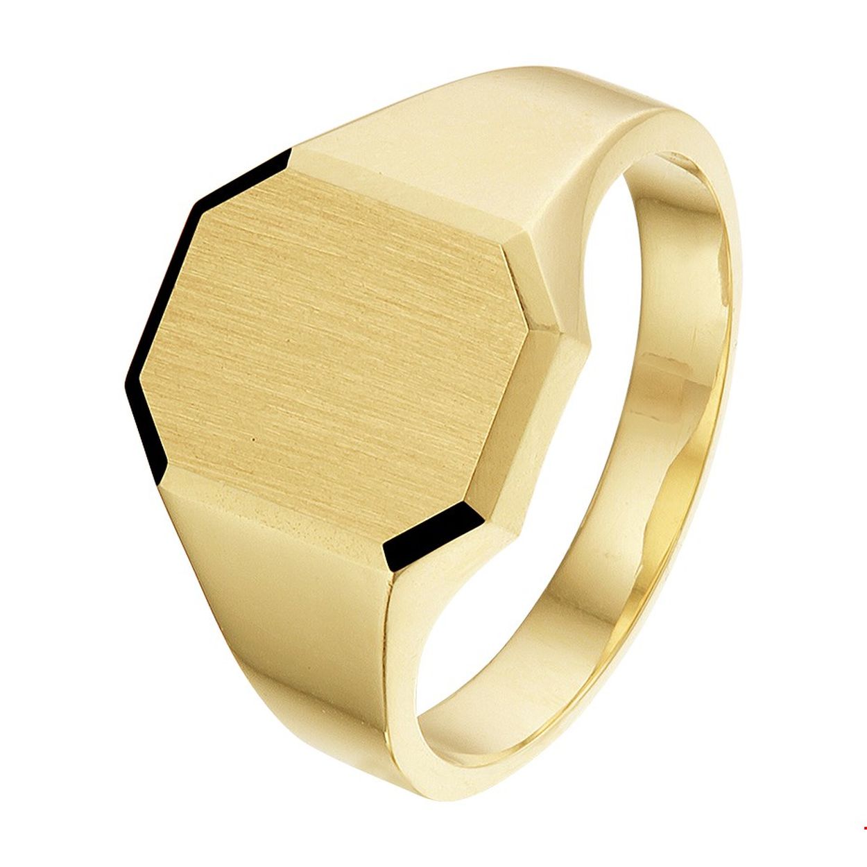 Beschrijving: Stijlvol geelgouden mat gediamanteerde graveerring met een afmeting van 13x11. De gediamanteerde afwerking en de robuuste afkanteningen van de ring maken dit sieraad helemaal af.
Uniekenummer serie: 41498
Verpakt per: 1
Doelgroep: heren
Ringmaat: 20.00 mm (63)
Breedte: 11 mm
Hoogte: 13 mm