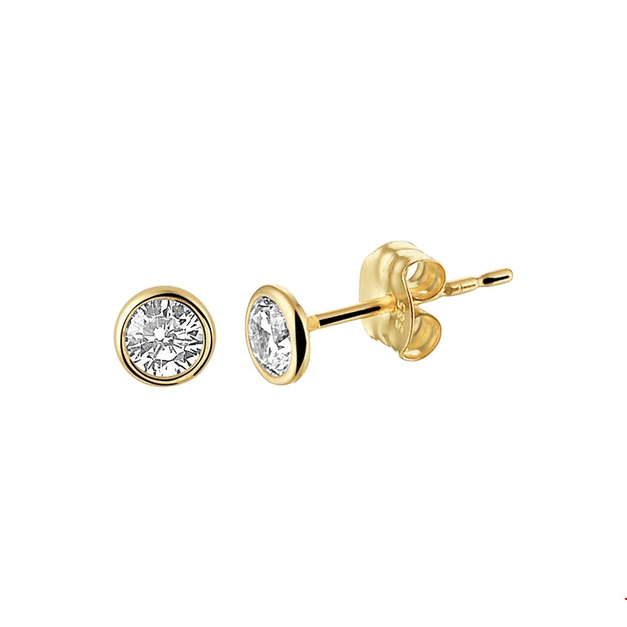 Beschrijving: Een goede garderobe begint bij de basis en hetzelfde geldt voor een tijdloze sieradencollectie! Deze basic oorknoppen passen bij iedere outfit en zijn met veel andere sieraden te combineren. Details: geelgouden oorknoppen met schitterende zirkonia.
