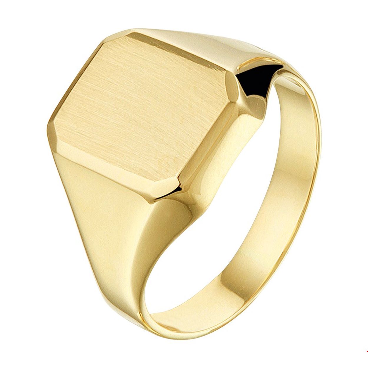 Stijlvolle geelgouden graveerring met een mat gediamanteerde afwerking. Glam up your outfit! Combineer deze ring met bijpassende sieraden uit onze collectie. De ring geeft je look direct een chique uitstraling.
Uniekenummer serie: 41990
Verpakt per: 1
Doelgroep: dames
Ringmaat: 19.00 mm (60)
Breedte: 10.5 mm
Hoogte: 12.5 mm
