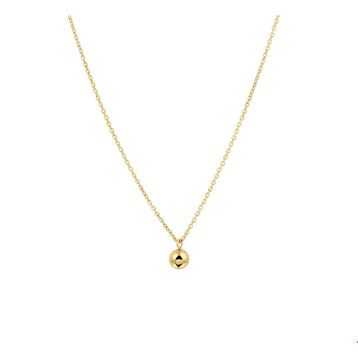 Beschrijving: Geelgouden anker collier met een poli afwerkt bolletje van 4.2mm. Met draaglengtes van 40 en 44 cm uitgevoerd met een stevige karabijn sluiting.
Verpakt per: 1
Doelgroep: dames
Kortste lengte: 40 mm
Langste lengte: 44 mm