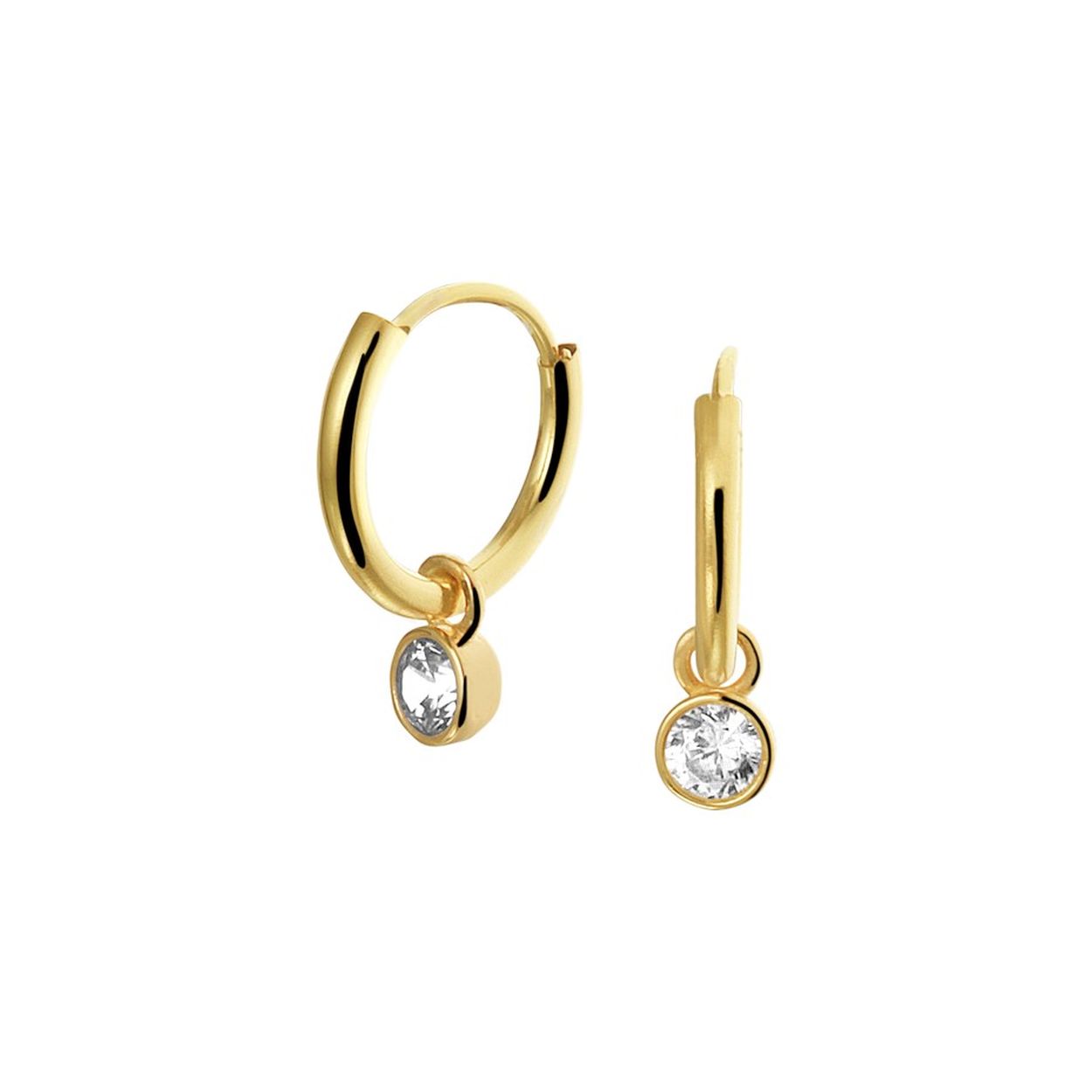 Beschrijving: Trendy geelgouden creolen met een schitterende zirkonia in een zetkast van 3.5mm. De creolen hebben een afmeting van 11x1.3mm. Tip: Leuk om kado te geven! De creolen hebben een subtiele uitstraling en kunnen dagelijks gedragen worden.
Verpakt per: 1
Doelgroep: dames
Breedte: 3.5 mm
Hoogte: 14 mm
Zetting: solitaire (kastzetting)