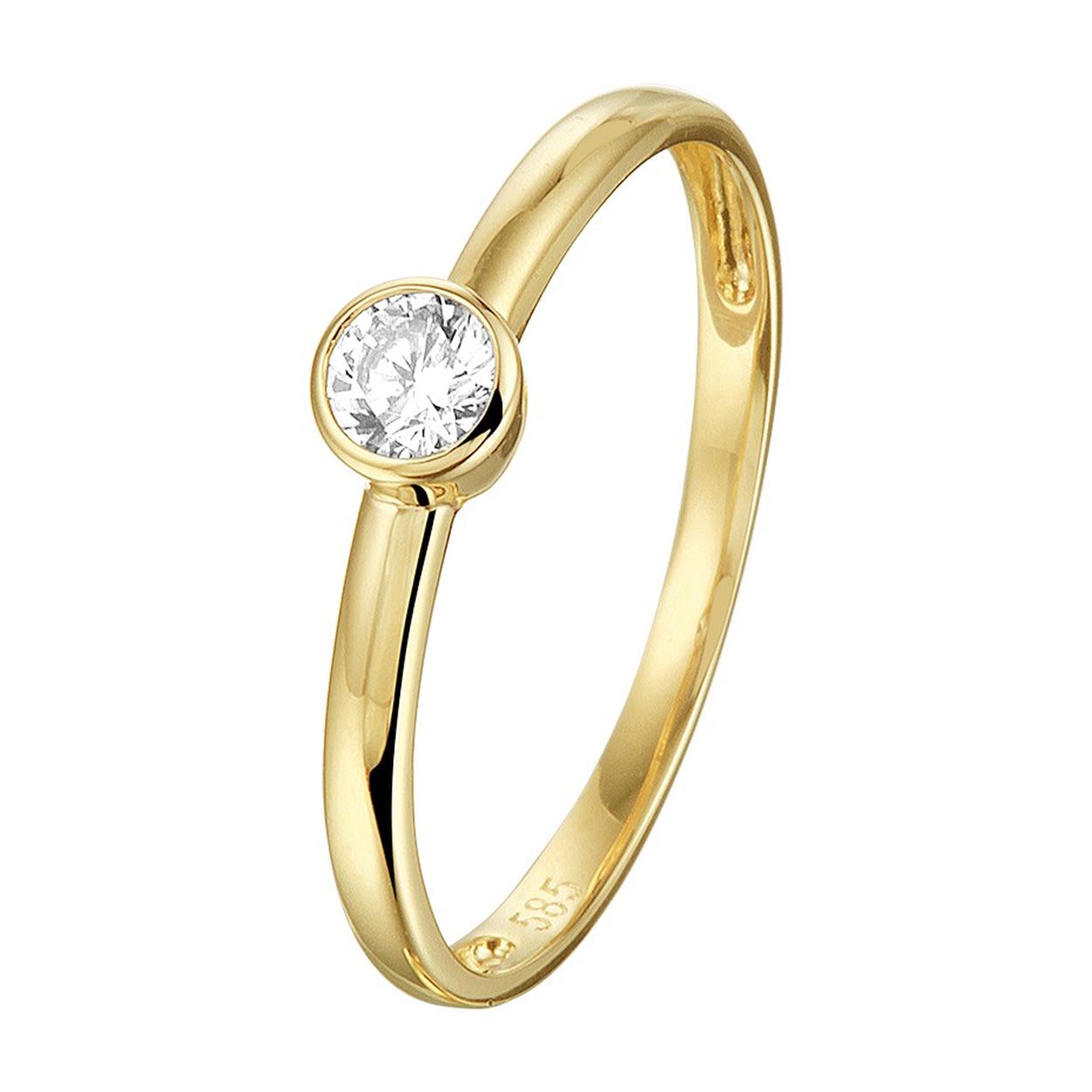 14krt Geelgouden ring zirkonia
Beschrijving: Schitterende geelgouden ring uitgevoerd met een heldere zirkonia van 4mm. Draag deze ring apart of naast uw andere ringen en creeer zo elke keer weer een nieuwe look.
Uniekenummer serie: 42326
Verpakt per: 1
Doelgroep: dames
Ringmaat: 17.00 mm (53)
Breedte: 4.5 mm
Zetting: solitaire (kastzetting)