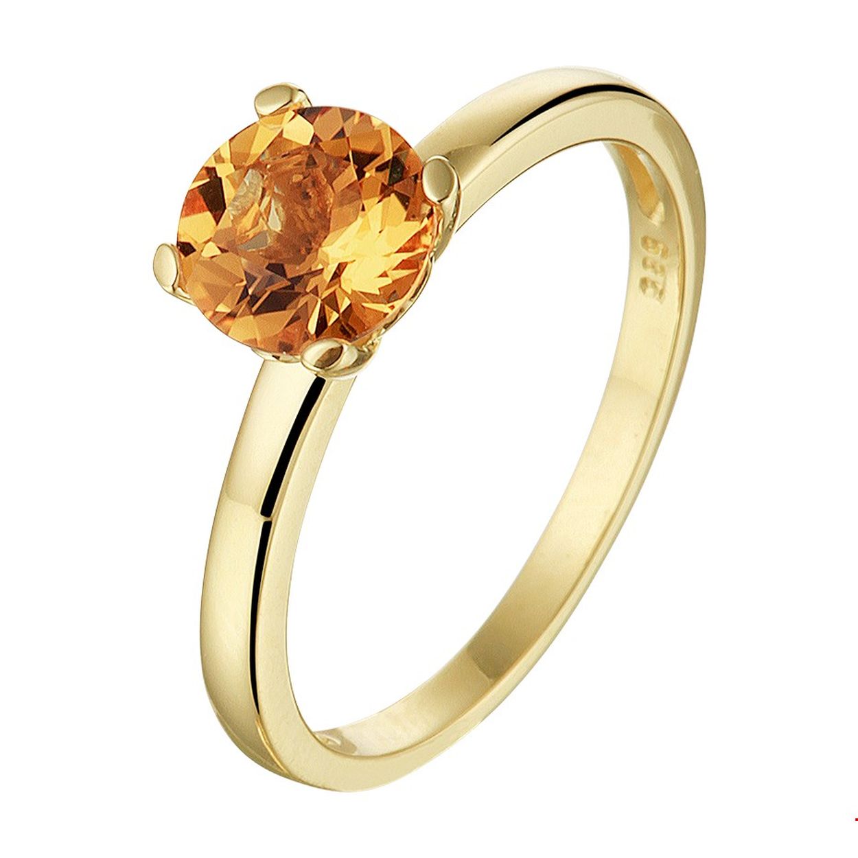 Beschrijving: Stijlvolle geelgouden ring met een breedte van 7mm. De combinatie van geelgoud en citrien maken dit sieraad tot een ware eyecatcher. Tip: Leuk om kado te geven! Zie je ze al stralen?