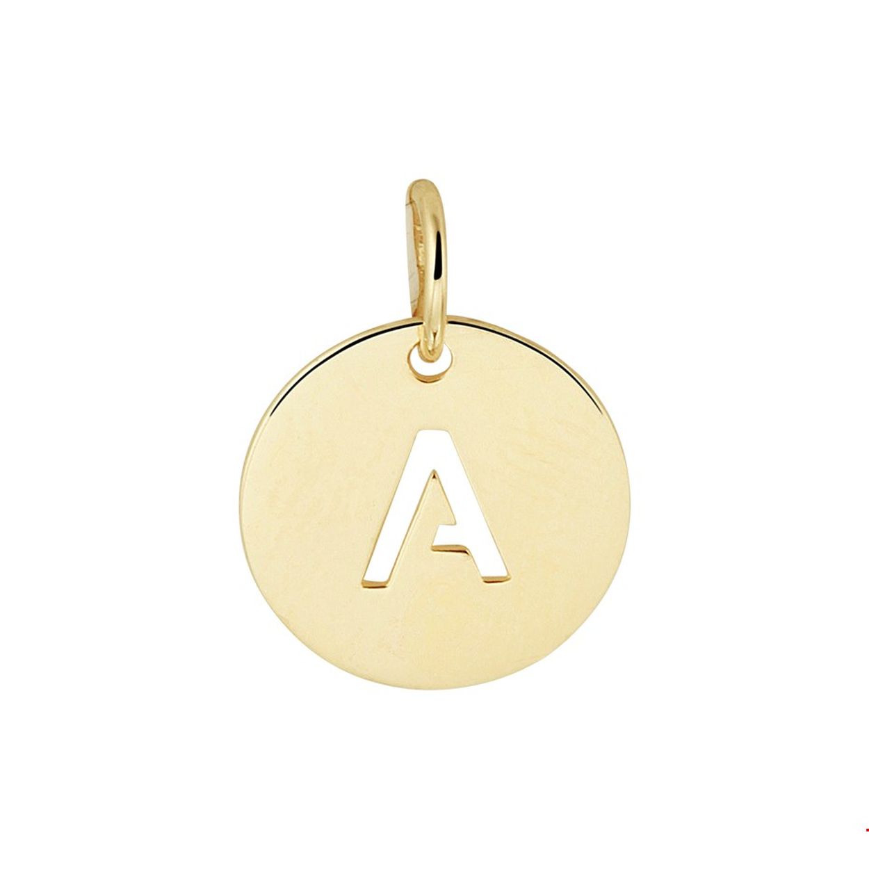 Beschrijving: Geelgouden ronde letter A hanger. De hanger heeft een diameter van 10mm en een totale hoogte van 13mm. Tip: Combineer deze betekenisvolle hanger met een bijpassend collier en geef deze cadeau aan een speciaal persoon.