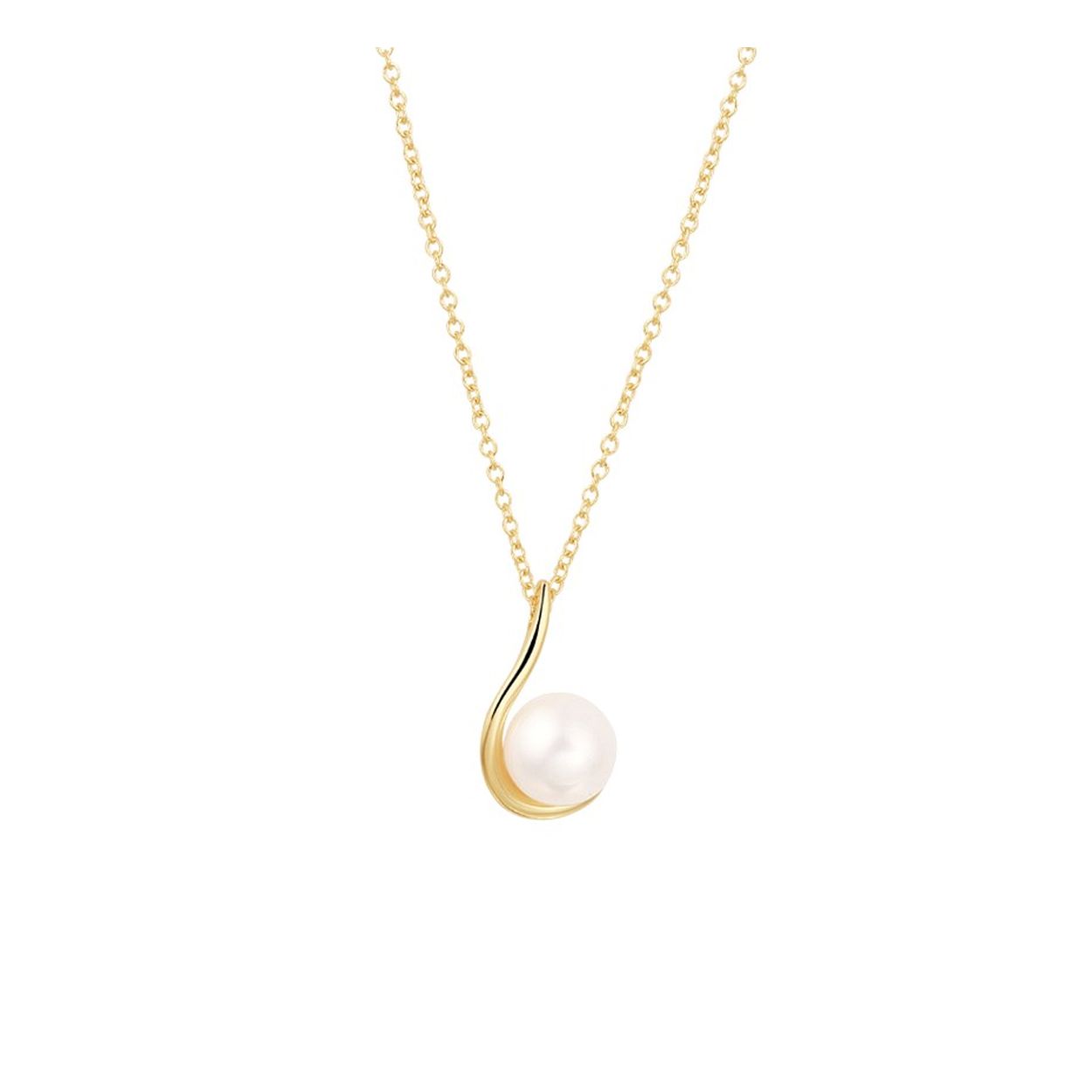 14k Geelgouden collier uitgevoerd met een schitterende parel. Het collier heeft draaglengtes van 40, 42 en 44cm en een stevige karabijn sluiting.