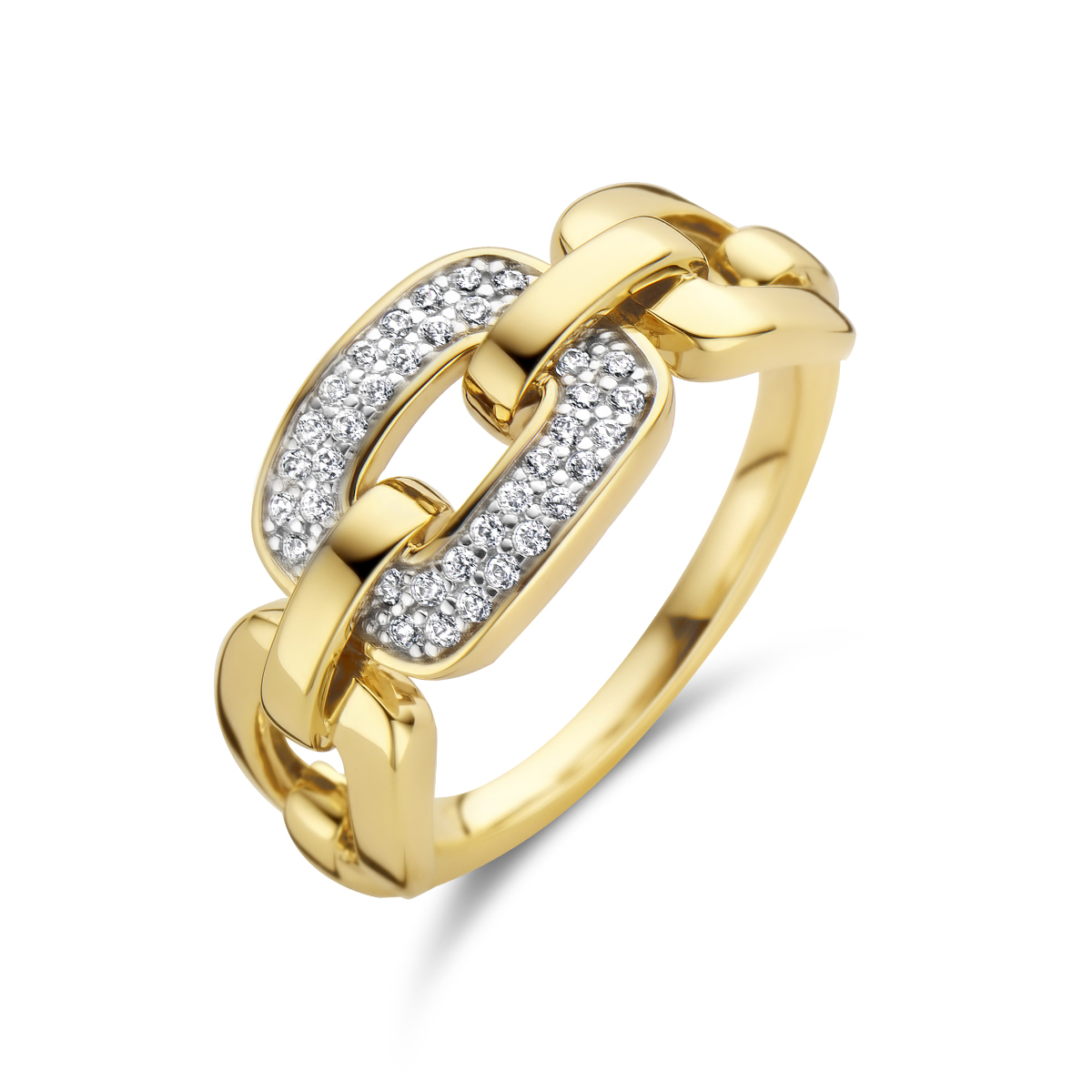 56 - 17.75 mm Goud 0.16 ct H SI