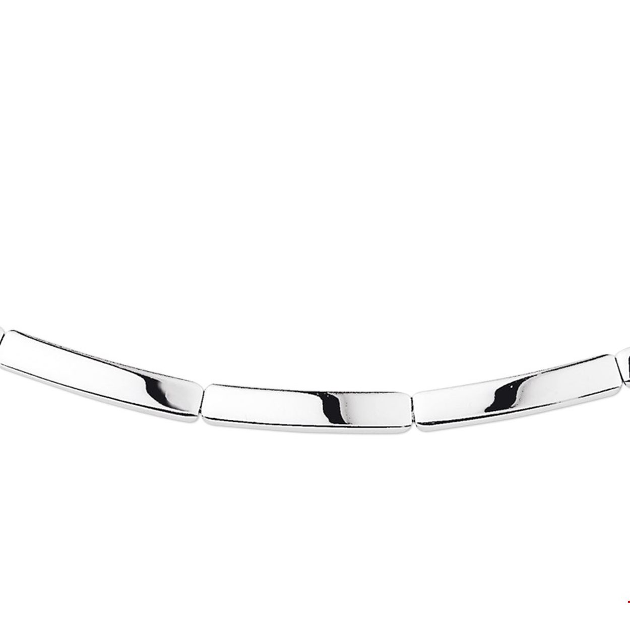 Beschrijving: Witgouden collier. 
Verpakt per: 1
Doelgroep: dames
Breedte: 3.2 mm
Langste lengte: 44 mm