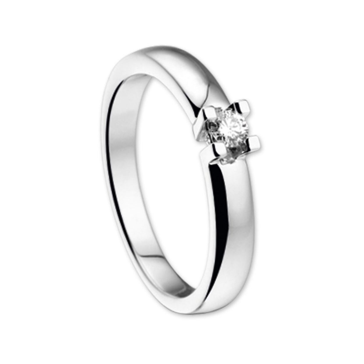 Beschrijving: Witgouden ring met diamant.
Uniekenummer serie: 26717
Verpakt per: 1
Doelgroep: dames
Ringmaat: 17.00 mm (53)
Breedte: 4 mm
Zetting: solitaire (span zetting)