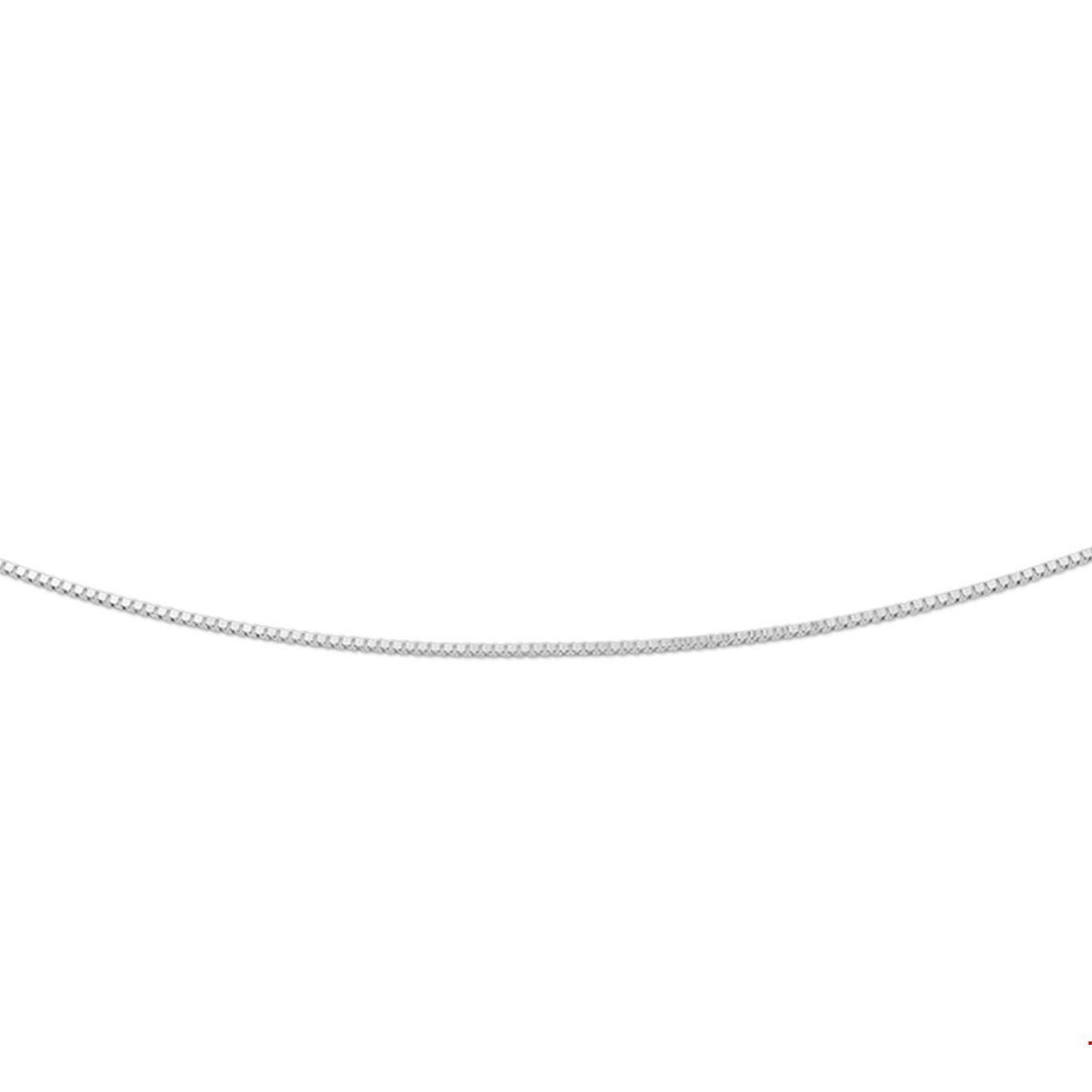 Beschrijving: Witgouden collier met venetiaanse schakel. 
Uniekenummer serie: 29457
Verpakt per: 1
Doelgroep: dames
Breedte: 0.6 mm
Langste lengte: 45 mm
