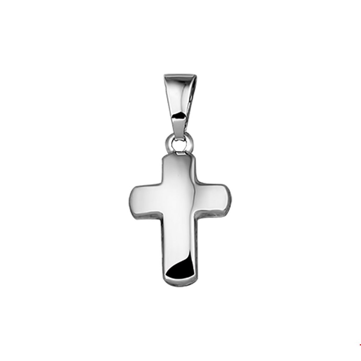 Witgouden hanger met een kruis. KA4102232
Breedte: 9 mm
Hoogte: 12 mm