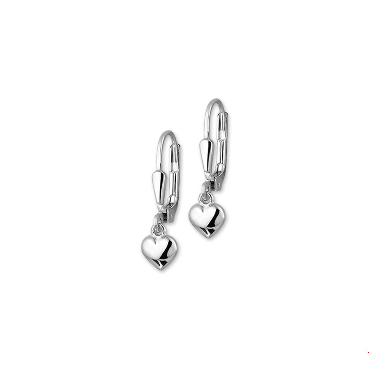 Beschrijving: Geelgouden oorhangers met een hart. 
Verpakt per: 1
Doelgroep: dames
Breedte: 5.5 mm
Hoogte: 10 mm