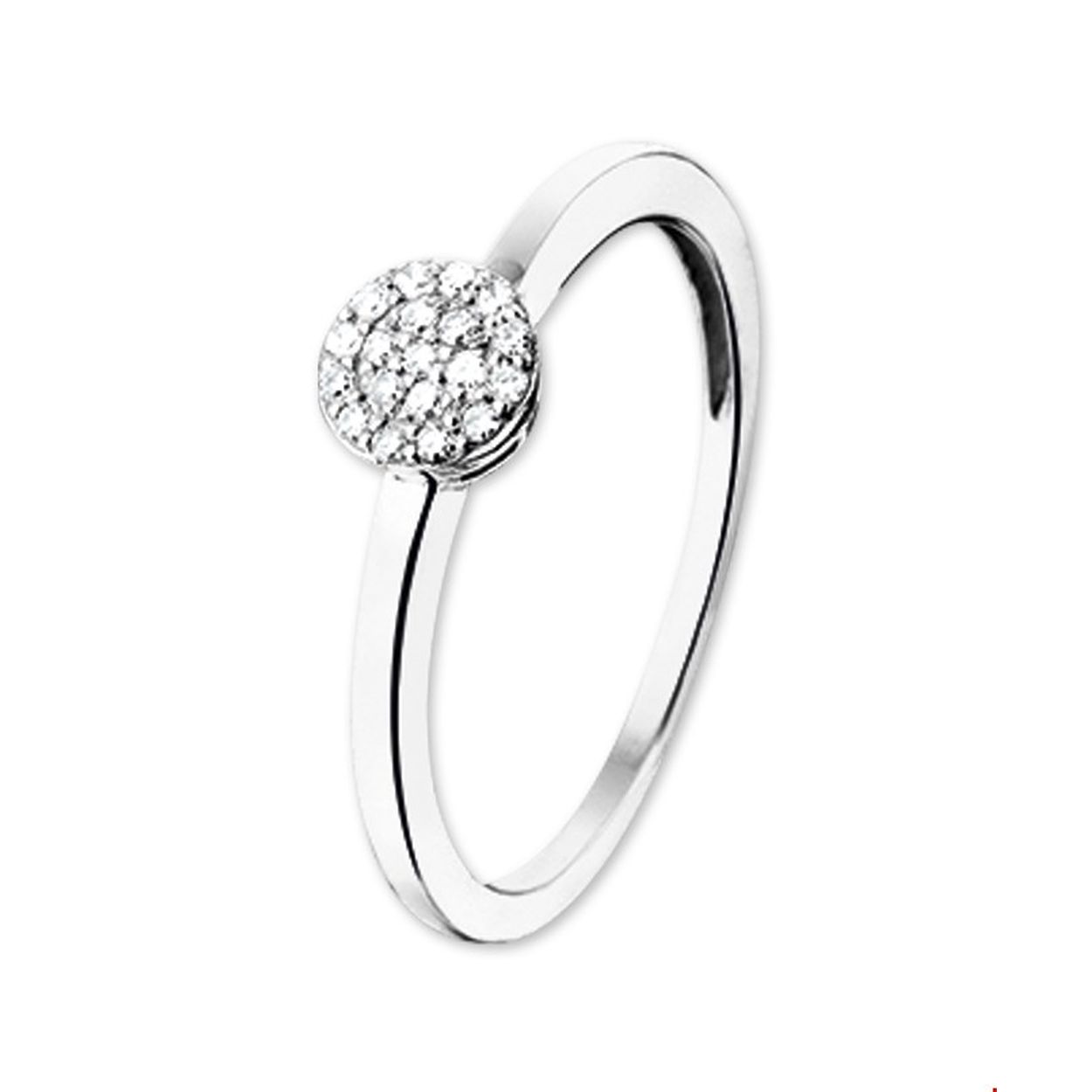  Glam up your outfit! Deze ring met diamant sprankelt je tegemoet en geeft je look direct een chique uitstraling. Details: Witgouden ring met diamant. De ring is onderdeel van een set. 
Uniekenummer serie: 30393
Verpakt per: 1
Doelgroep: dames
Ringmaat: 17.75 mm (56)
Zetting: pave