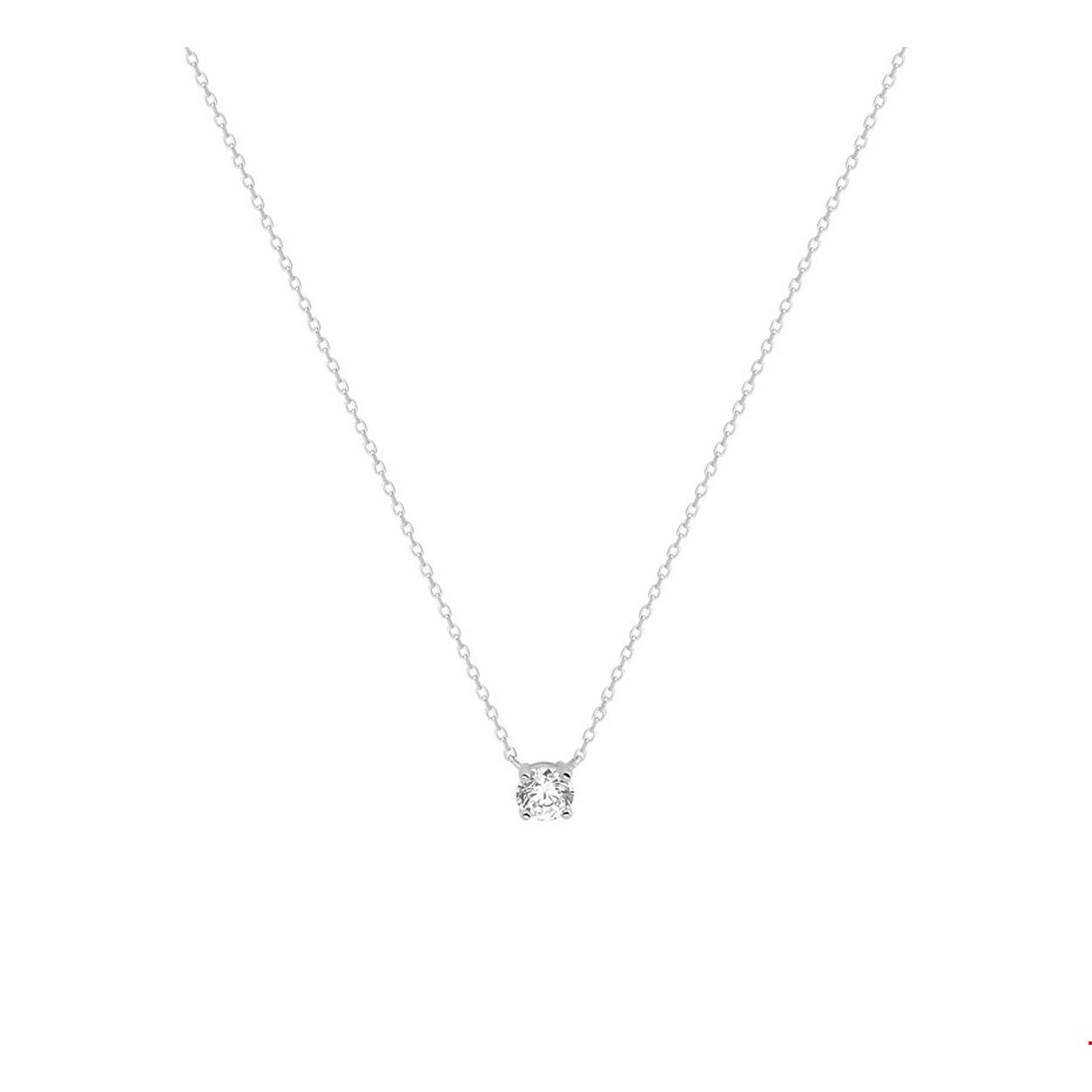 Beschrijving: Een solitair gezet collier is de perfecte balans tussen klassiek en glamour. Deze set staat garant voor een stijlvolle look en de losse items laten zich makkelijk combineren bij andere sieraden. Details: Witgouden collier met zirkonia. Het collier is onderdeel van een set.
Verpakt per: 1
Doelgroep: dames
Breedte: 0.8 mm
Langste lengte: 42 mm
Zetting: solitaire (chatonzetting)