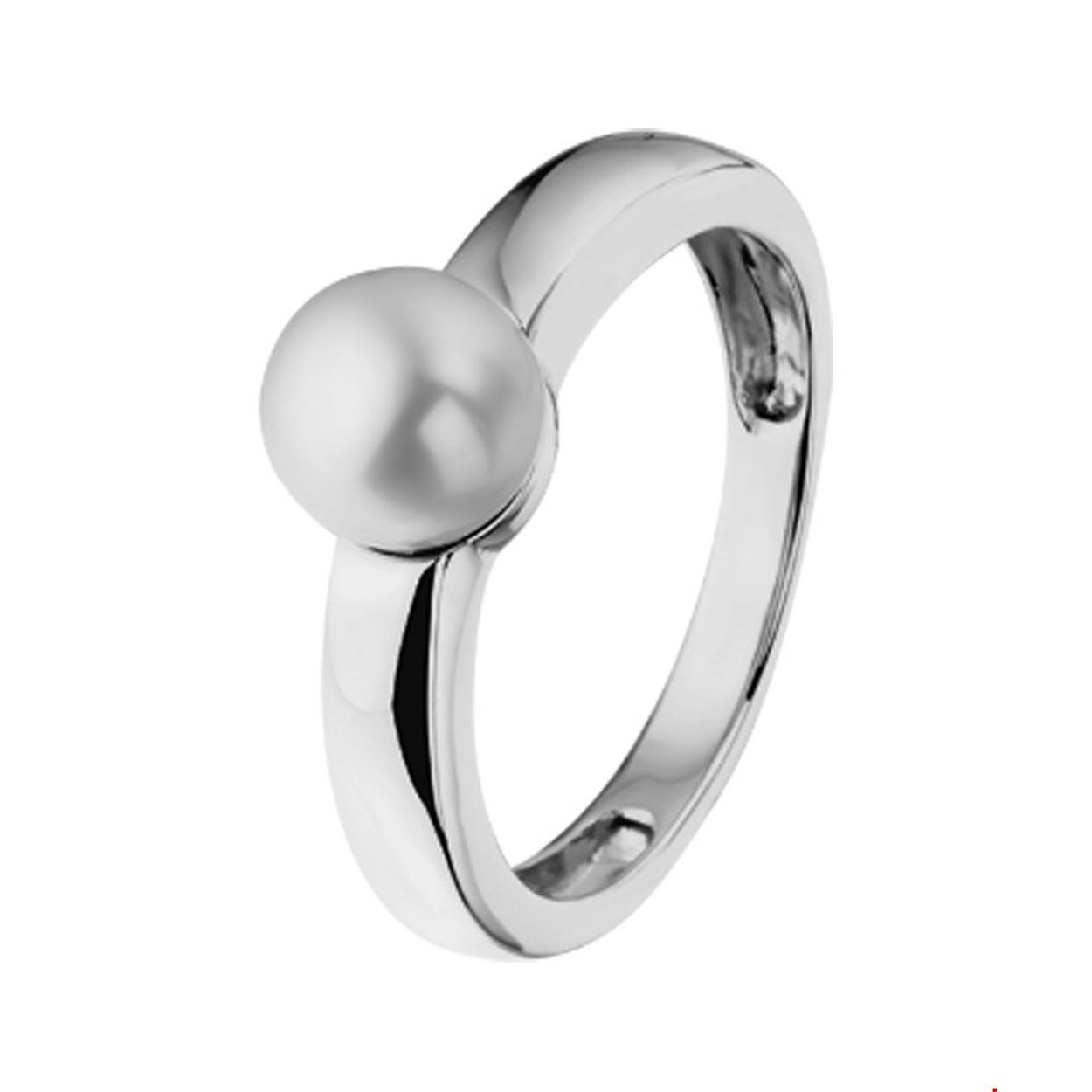Beschrijving: Witgouden ring met zoetwaterparel. 
Uniekenummer serie: 32009
Verpakt per: 1
Doelgroep: dames
Ringmaat: 17.50 mm (55)