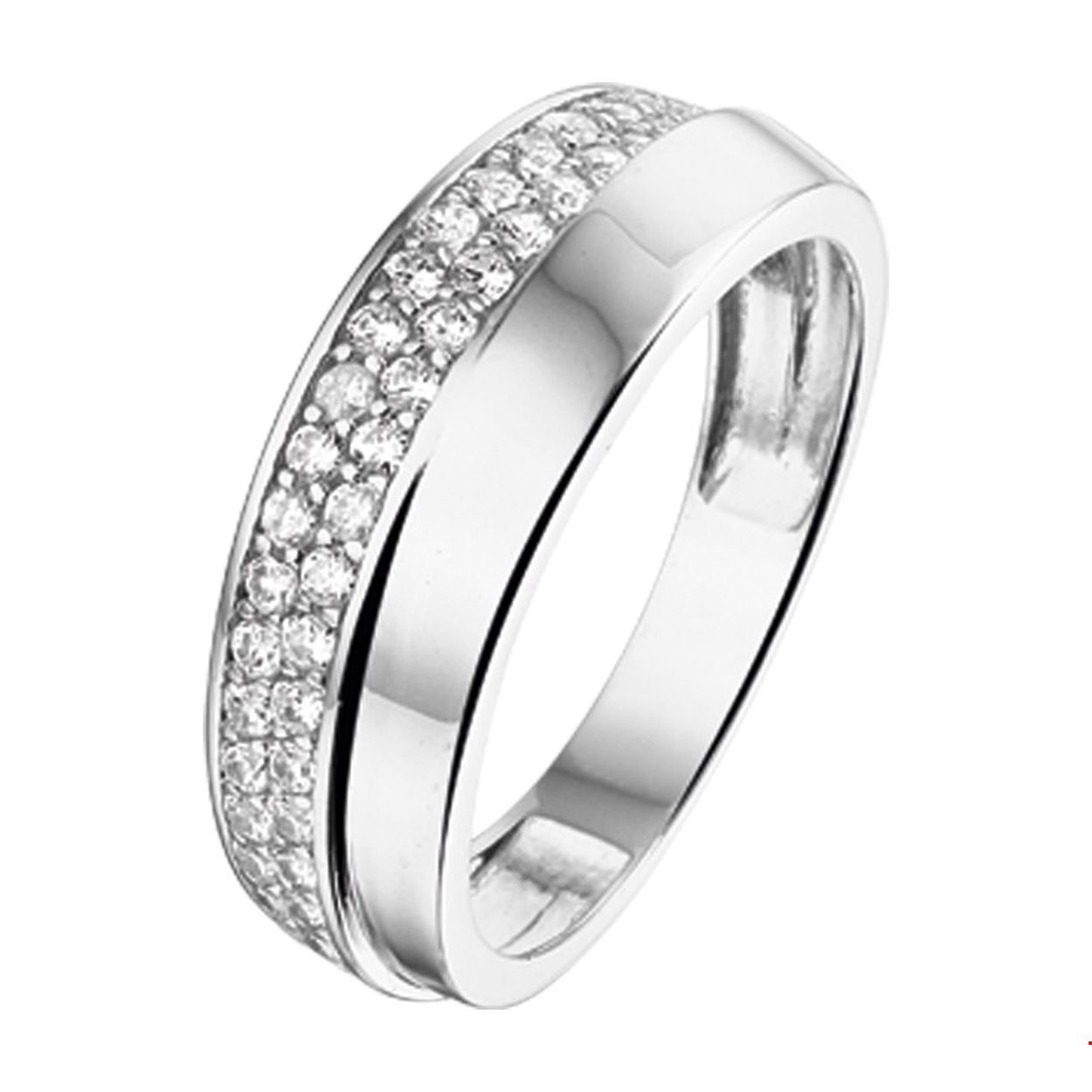 Beschrijving: Witgouden ring met zirkonia.
Uniekenummer serie: 34353
Verpakt per: 1
Doelgroep: dames
Ringmaat: 17.75 mm (56)
Breedte: 6.5 mm
Zetting: pave