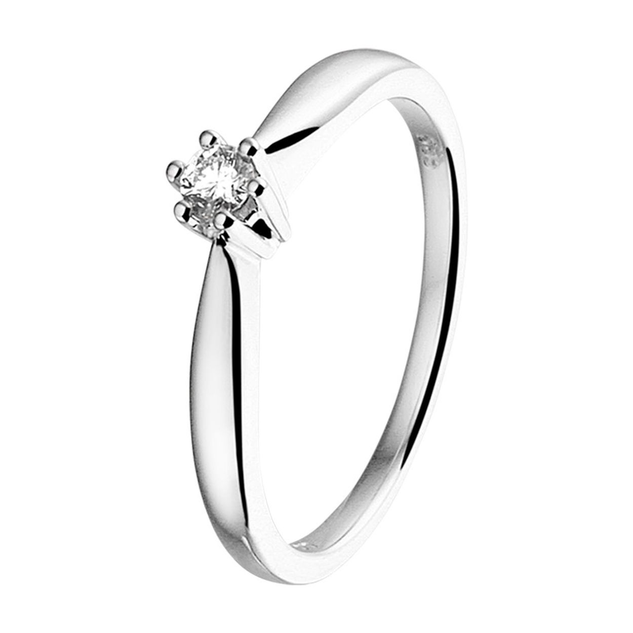 Beschrijving: Elegante witgouden ring van 4mm breed en uitgevoerd met een briljant geslepen solitaire diamant van 0.08ct. in een chaton zetting. De ring is perfect te combineren met ander sieraden uit onze collectie of uit je eigen stash!. Tip: Diamonds are girls best friends een perfect kado voor een geliefde of dierbare!.
Uniekenummer serie: 37172
Verpakt per: 1
Doelgroep: dames
Ringmaat: 16.50 mm (52)
Breedte: 4 mm
Zetting: solitaire (chatonzetting)