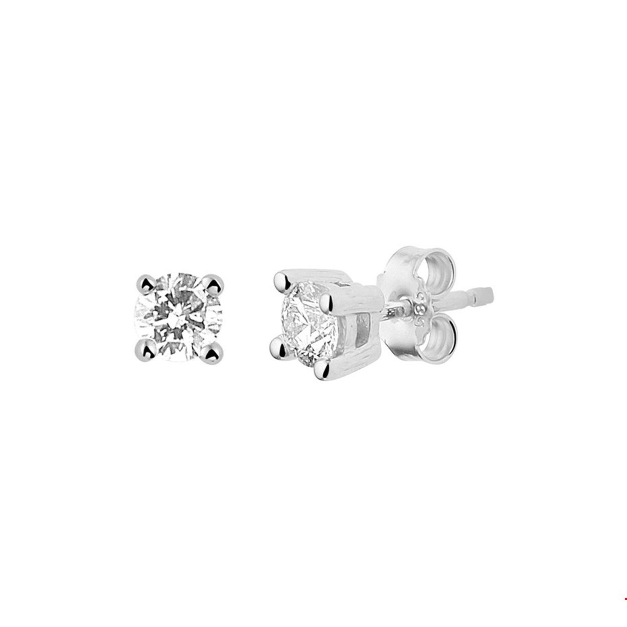 Beschrijving: Luxe witgouden oorknoppen uitgevoerd met een briljant geslepen diamant. Tip: Perfect kado voor dierbare of geliefde! Diamonds are a girls best friend!