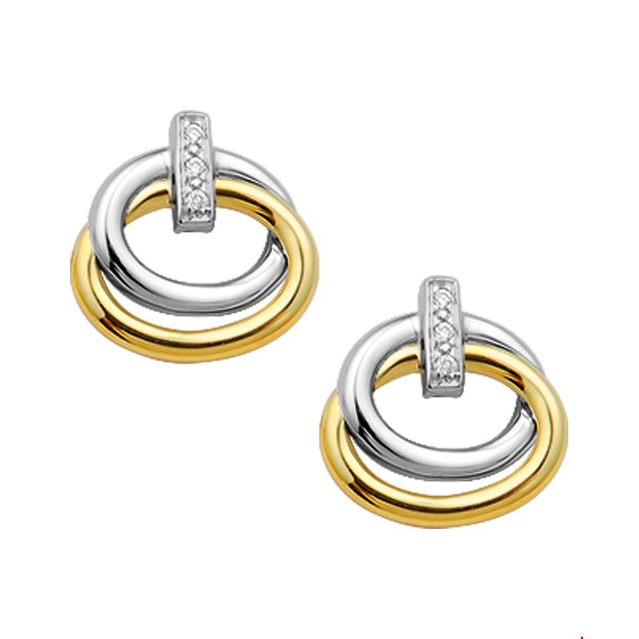 Beschrijving: Bicolor wit- en geelgouden oorknoppen met diamant.
Verpakt per: 1
Doelgroep: dames
Breedte: 11 mm
Hoogte: 11.5 mm