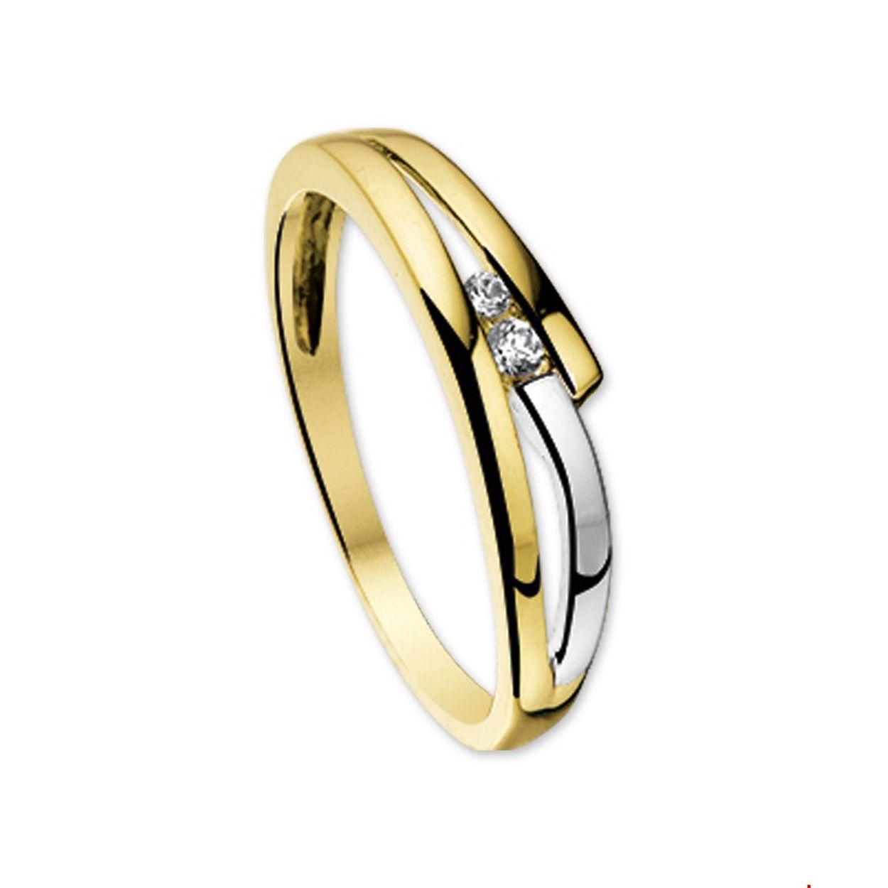 Beschrijving: Bicolor wit- en geelgouden ring met zirkonia.
Uniekenummer serie: 26701
Verpakt per: 1
Doelgroep: dames
Ringmaat: 18.00 mm (57)
Breedte: 5 mm
Zetting: entourage (span zetting)