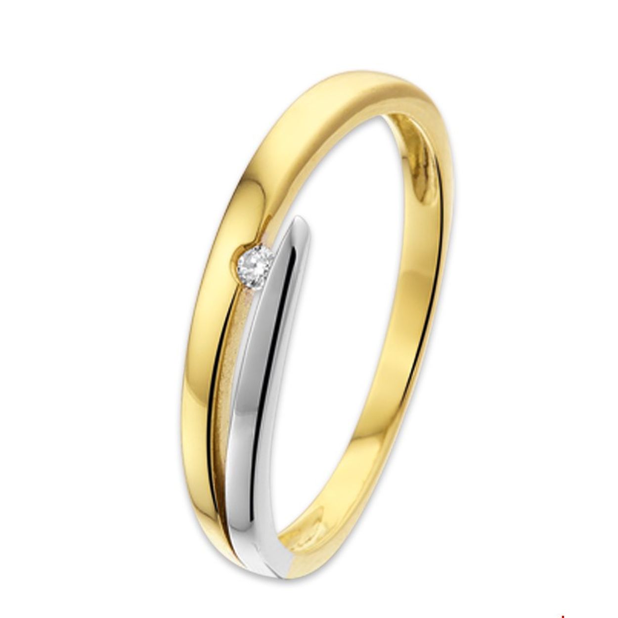 Beschrijving: Bicolor wit- en geelgouden ring met zirk


Ringmaat: 17.50 mm (55)
Breedte: 4.5 mm
Zetting: solitaire (span zetting)