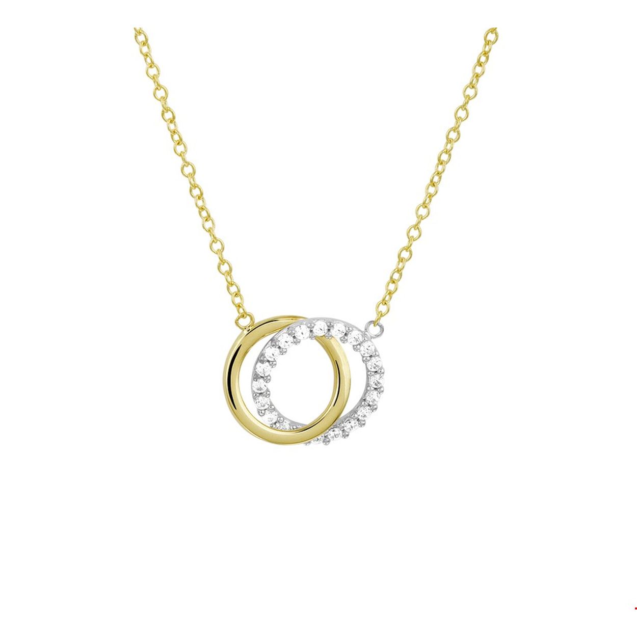Beschrijving: Wit met geelgouden collier met rondjes en zirkonia. Het collier heeft draaglengtes van 40 42 en 44cm.
Verpakt per: 1
Doelgroep: dames
Breedte: 14.5 mm
Kortste lengte: 40 mm
Langste lengte: 44 mm
Hoogte: 12 mm
Zetting: entourage (rijzetting)