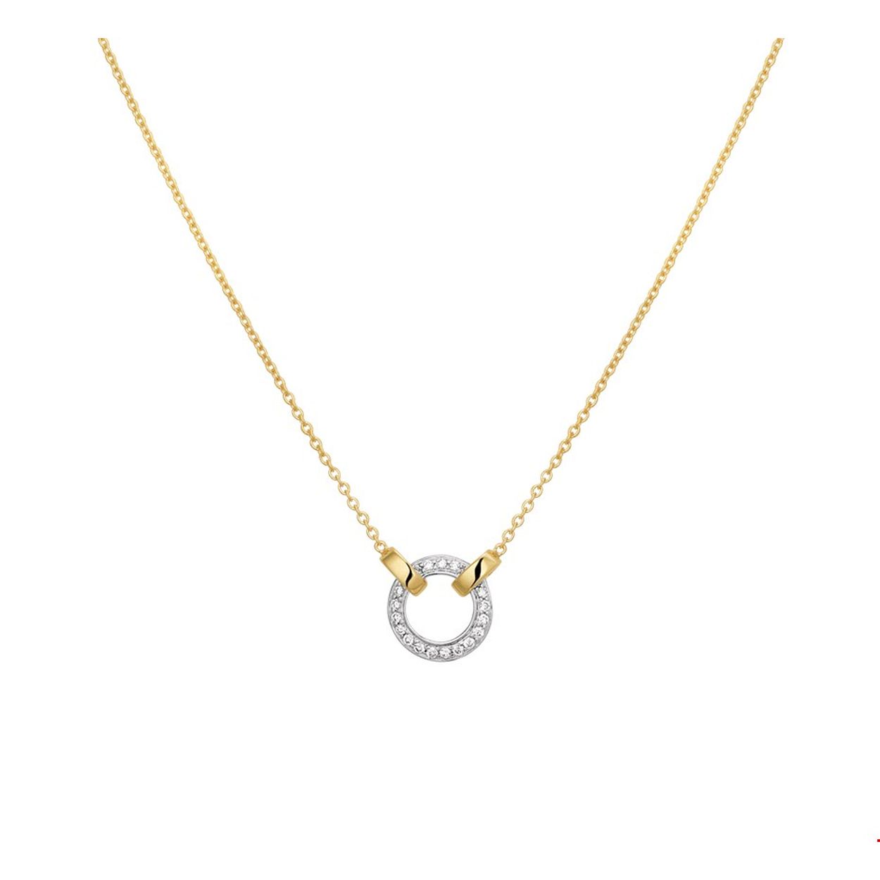 Beschrijving: Stijlvol geel en witgouden anker collier met een lengte van 42cm uitgevoerd met ronde hanger en een rijzetting van briljant geslepen diamant 0.08ct. in een rijzetting. Tip: Leuk om kado te doen aan een dierbare of geliefde! Het is een feit diamonds are girls best friends!
Verpakt per: 1
Doelgroep: dames
Breedte: 1 mm
Langste lengte: 42 mm