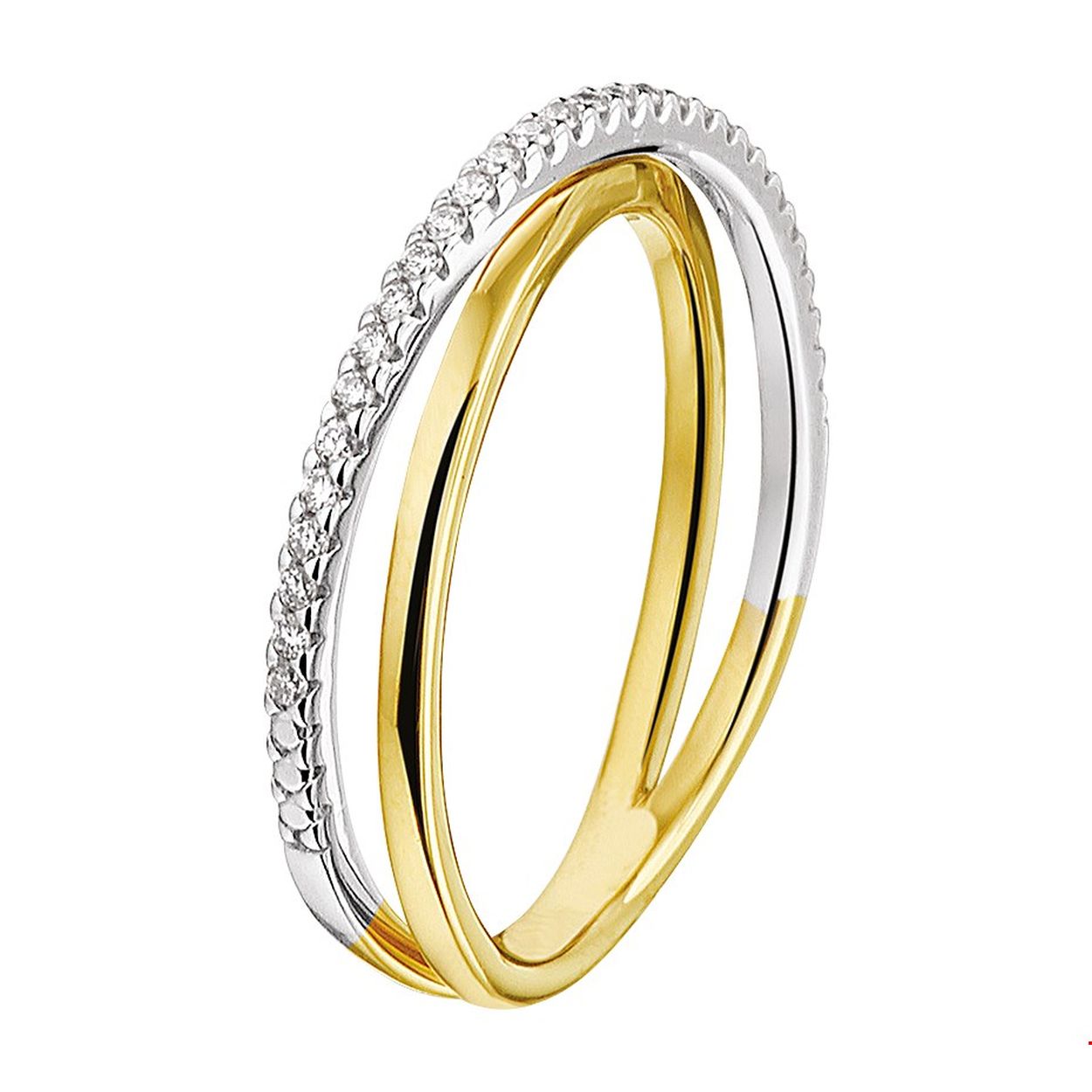 Beschrijving: Chique wit- en geelgouden damesring uitgevoerd met briljant geslepen diamanten 0.12ct. in een luxe rijzetting. De ring is 3.5mm breed en is verkrijgbaar in verschillende maten. Deze ring is te combineren met bijpassende diamant sieraden uit onze collectie. Tip: Leuk om kado te geven aan dierbare of geliefde. Diamonds are girls best friends!
Uniekenummer serie: 37730
Verpakt per: 1
Doelgroep: dames
Ringmaat: 17.75 mm (56)
Breedte: 3.5 mm