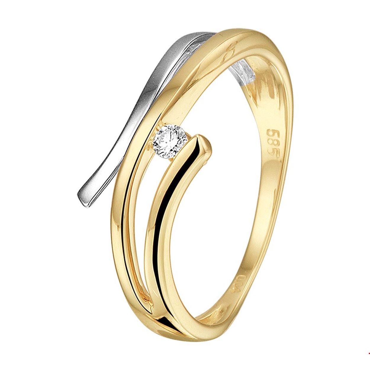 Beschrijving: Bicolor wit- en geelgouden ring met diamant. De perfecte balans tussen klassiek en glamour. De ring staat garant voor een stijlvolle look en laat zich makkelijk combineren bij andere sieraden. Details: Bicolor gouden ring met een schitterende diamant.
Uniekenummer serie: 40964
Verpakt per: 1
Doelgroep: dames
Ringmaat: 17.50 mm (55)
Breedte: 8.5 mm
Zetting: solitaire (span zetting)