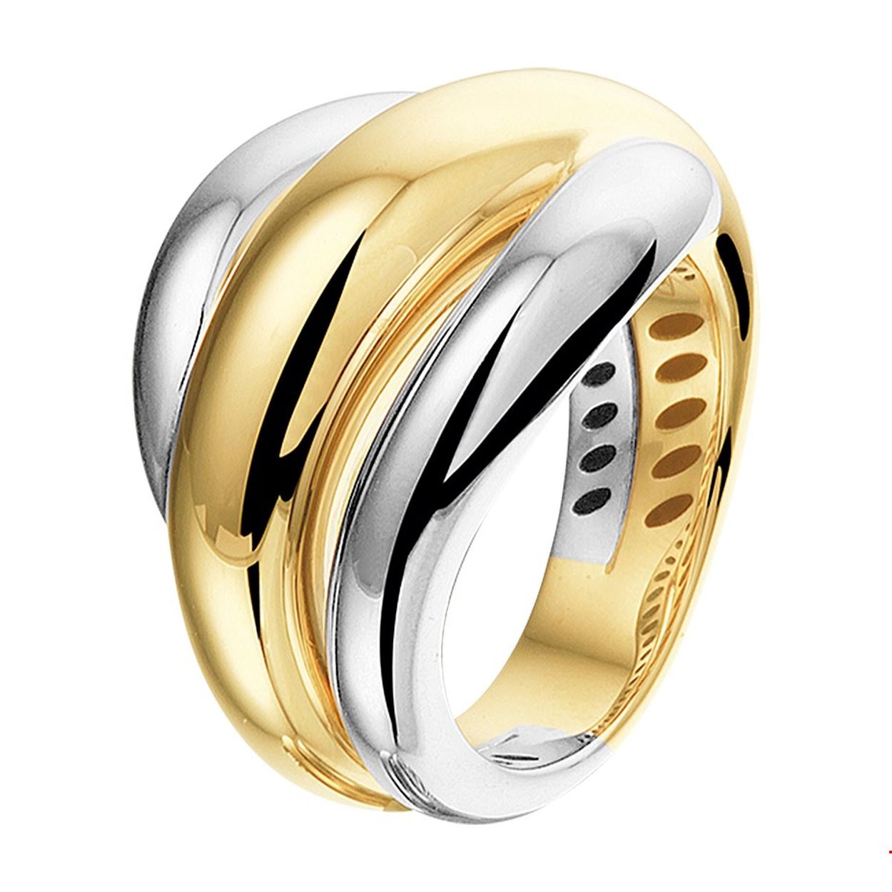 Beschrijving: Stijlvolle Bicolor Geel- en Witgouden 16.5mm poli afgewerkte ring. De ring is perfect voor een chique avond waar je wilt stralen met stijlvolle sieraden.
Uniekenummer serie: 40998
Verpakt per: 1
Doelgroep: dames
Ringmaat: 18.00 mm (57)
Breedte: 16.5 mm