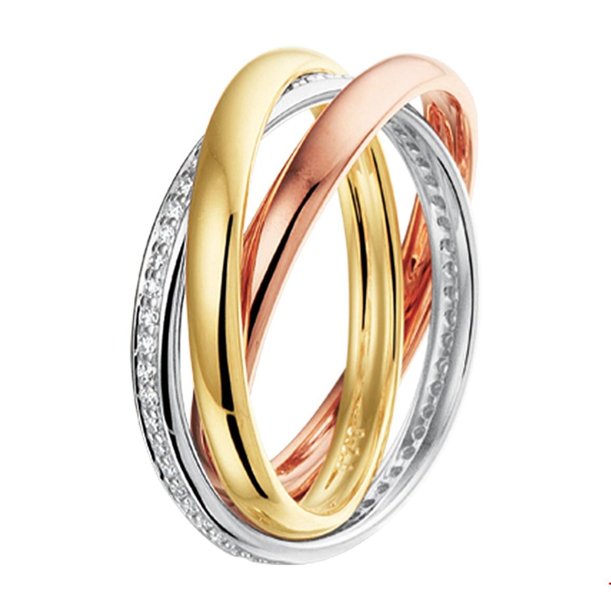 Beschrijving: Tricolor gouden ring met diamant.
Uniekenummer serie: 37557
Verpakt per: 1
Doelgroep: dames
Ringmaat: 19.00 mm (60)
Breedte: 7.5 mm