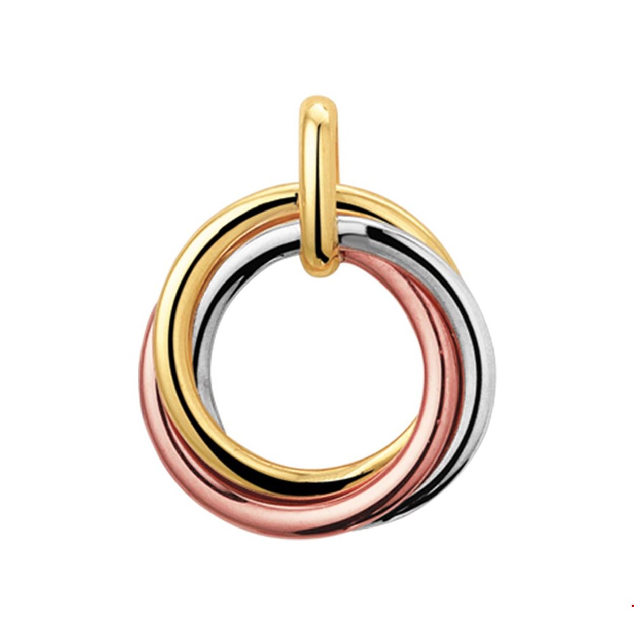 Beschrijving: Chique tricolor geel- rose- en witgouden hanger met een afmeting van 21.5x17mm.  Combineer deze hanger met sieraden uit je eigen stash en creeer zo elke keer een nieuwe look!. Tip: De hanger is te combineren met bijpassende sieraden uit onze collectie.
Verpakt per: 1
Doelgroep: dames
Breedte: 17 mm
Hoogte: 21.5 mm