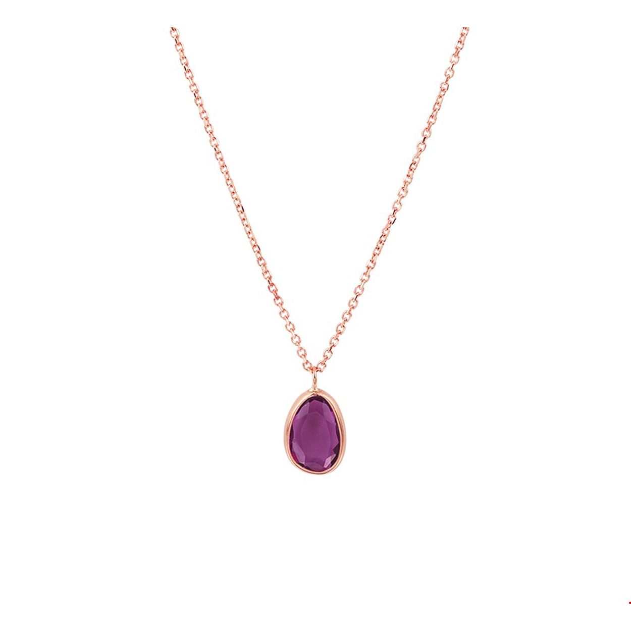 Beschrijving: Stijlvol klassiek rosegouden 1mm anker collier met draaglengtes van 41cm 43cm en 45cm uitgevoerd met paars kwarts in een zetkast van 14.5x7.5mm. De uniek geslepen paars kwarts steen in druppel vorm geven zorgt ervoor dat dit sieraad een ware eyecatcher is!. Tip: Combineer dit collier met andere sieraden uit onze collectie en maakt een fabulous set!.
Verpakt per: 1
Doelgroep: dames
Breedte: 7.5 mm
Kortste lengte: 41 mm
Langste lengte: 45 mm
Hoogte: 14.5 mm
Zetting: entourage (kastzetting)