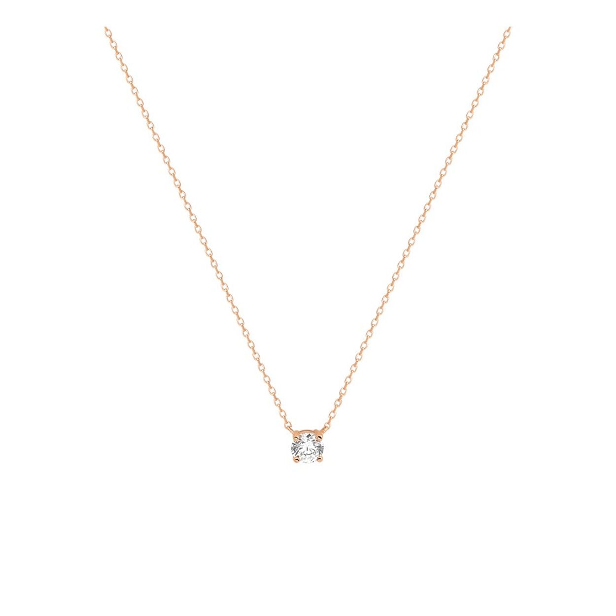 Beschrijving: Rosegouden anker collier uitgevoerd met een schitterende zirkonia. Een goede garderobe begint bij de basis en ditzelfde geldt voor een tijdloze sieradencollectie! Dit basic collier met draaglengtes van 40 42 en 44cm past bij iedere outfit en is met veel andere sieraden te combineren.
Verpakt per: 1
Doelgroep: dames
Kortste lengte: 40 mm
Langste lengte: 44 mm
Zetting: solitaire (chatonzetting)