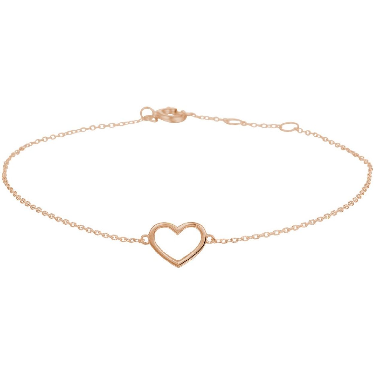 De armband is gemaakt van ros�goud en is rosekleurigkleurig. Het is een sieraad voor dames.