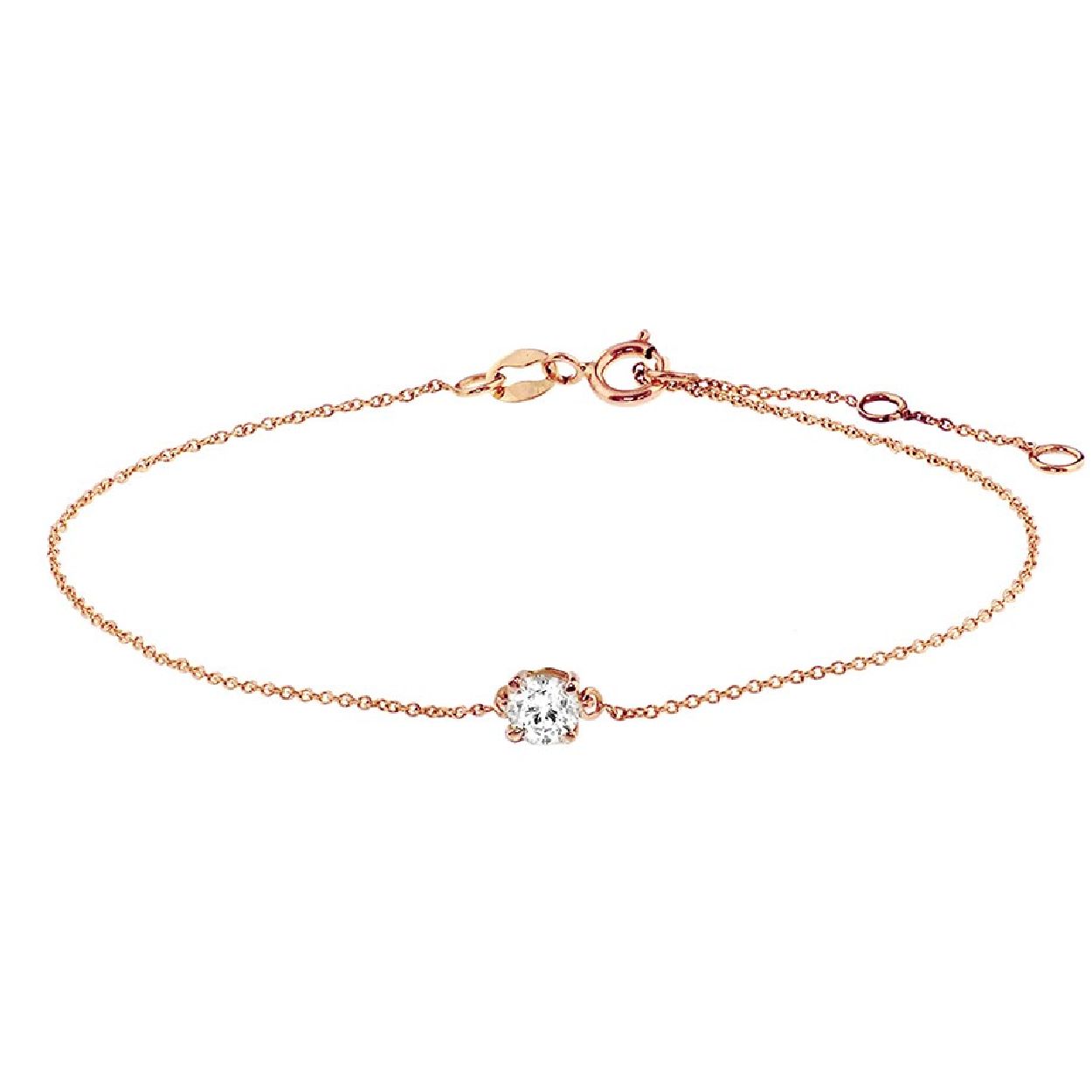 De armband is gemaakt van ros�goud en is rosekleurigkleurig. Het is een sieraad voor dames.