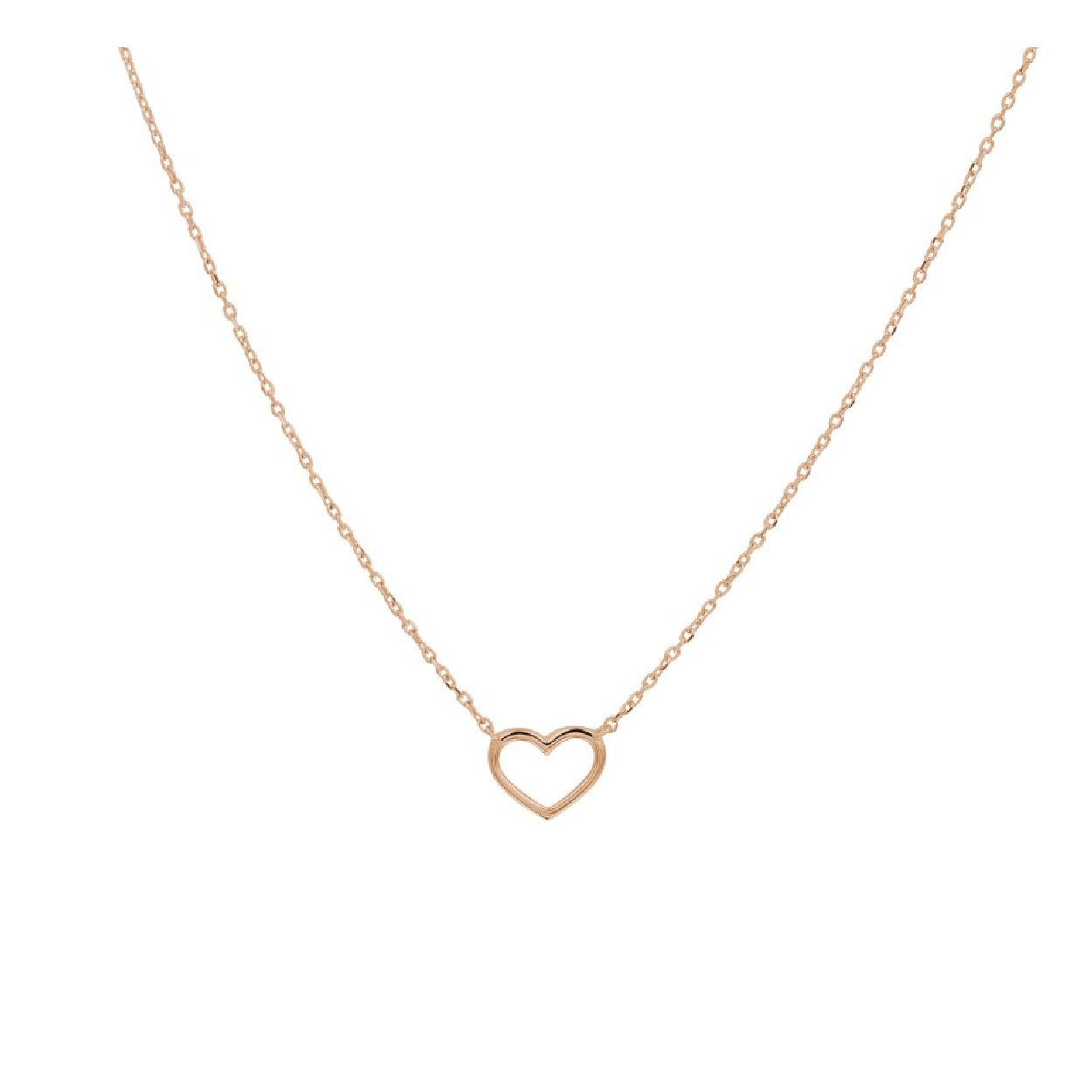 De collier is gemaakt van ros�goud en is rosekleurigkleurig. Het is een sieraad voor dames.