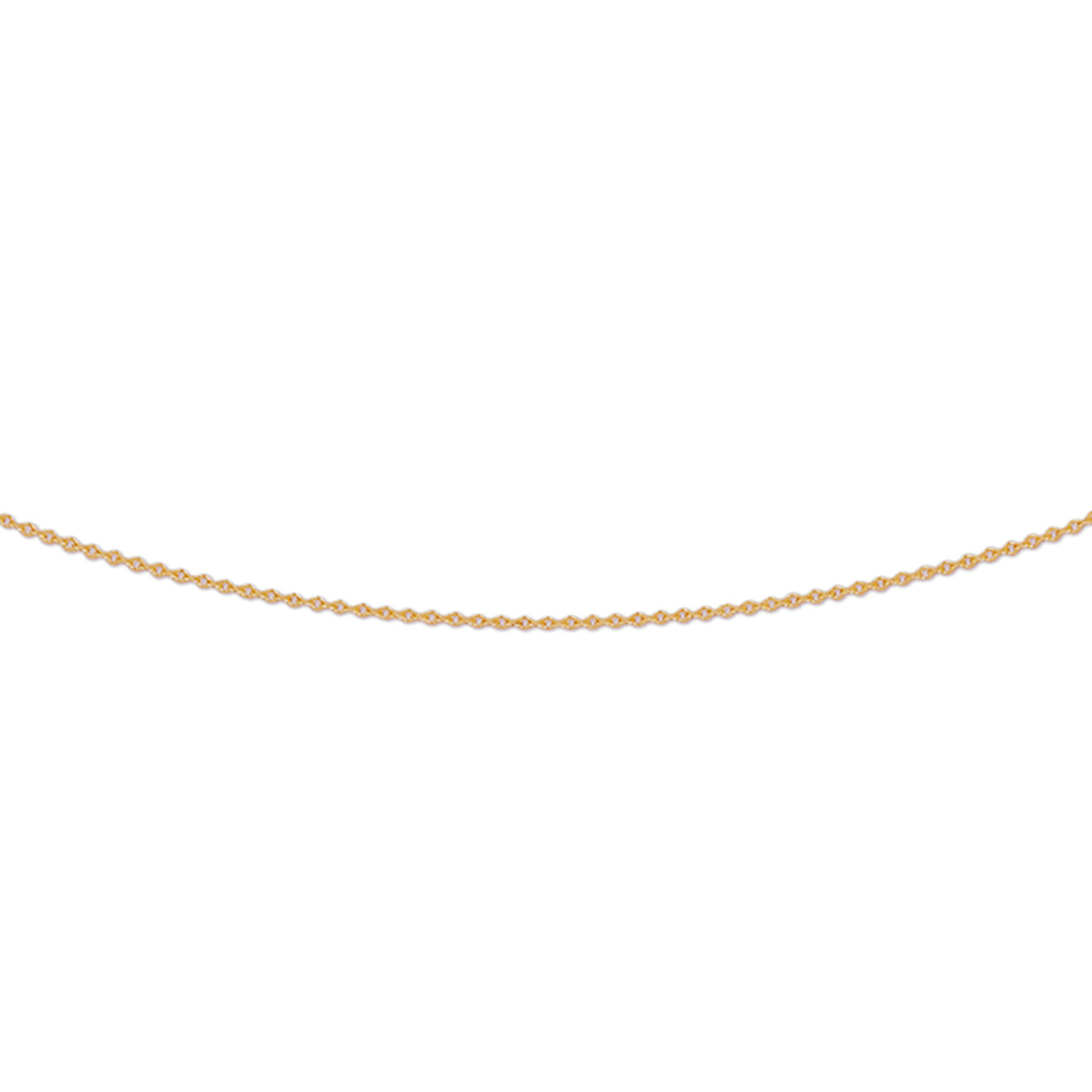 14k Rosegouden collier met een schakelbreedte van 0.8mm. Het collier heeft draaglengtes van 41, 43 en 45cm.
