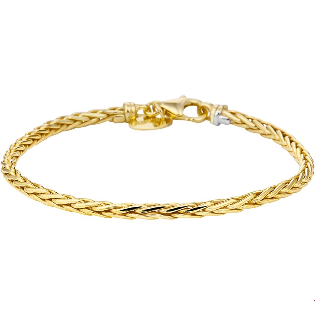 ZilGold 14 karaats gouden armband met zilveren kern 
maak de set compleet met het bijpassende collier 